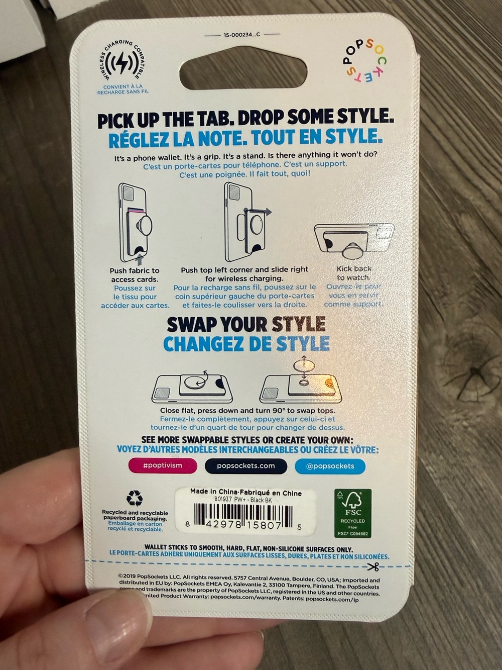 Popsockets PopWallet+ - Picture 2 of 2